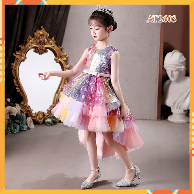 Đầm bé gái đuôi cá at2603